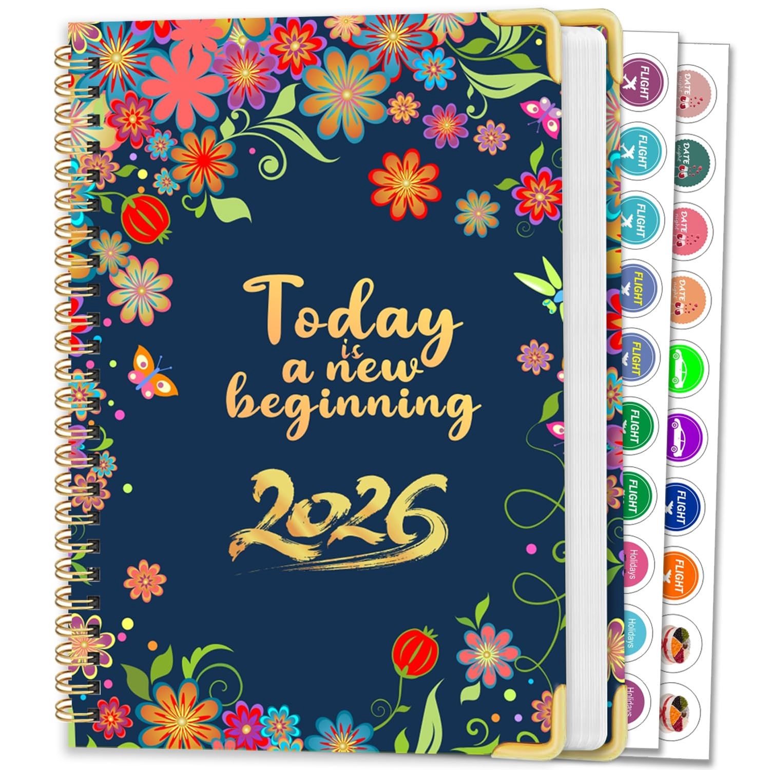2026 Planner met Tabs en Stickers voor Efficiënt Organiseren