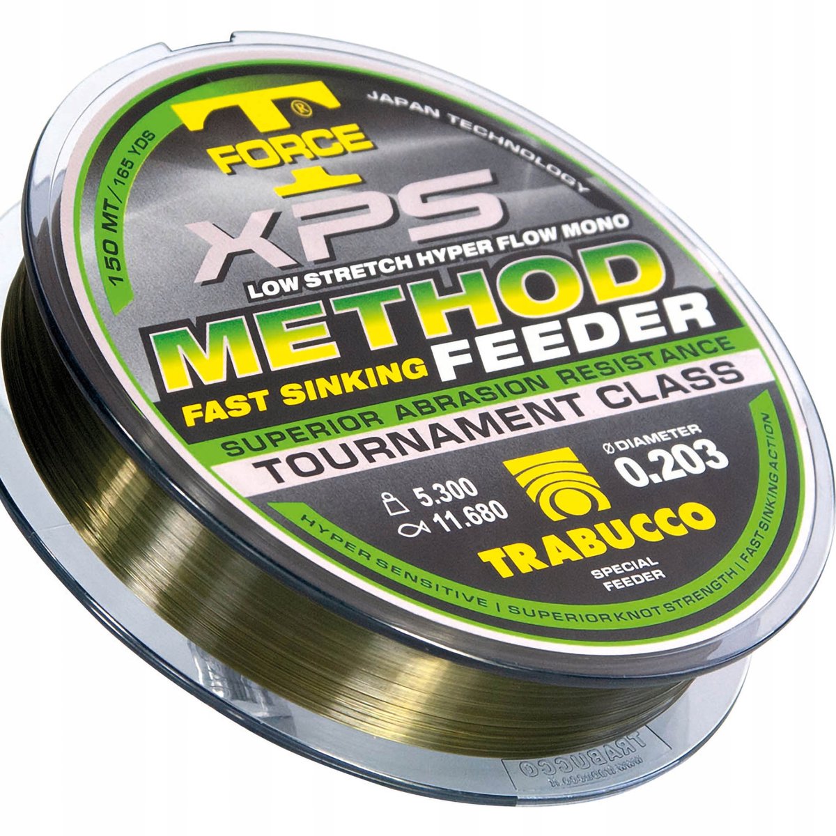 2x Trabucco T-Force XPS Method Feeder Vislijn 0.255mm 300m
