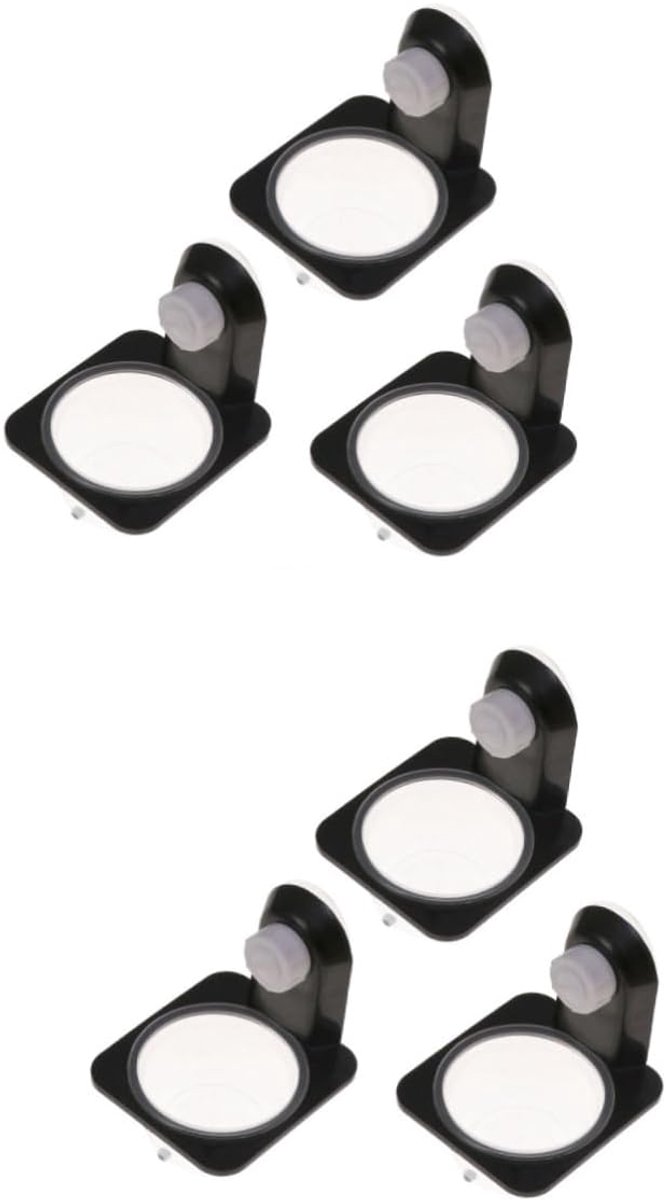2 Sets Stevige Reptielenkombekers Gemakkelijk Schoon Te Maken Te Installeren Voor Schildpadden Hagedissen En Andere Reptielen Zwart 3 Stuks * 2