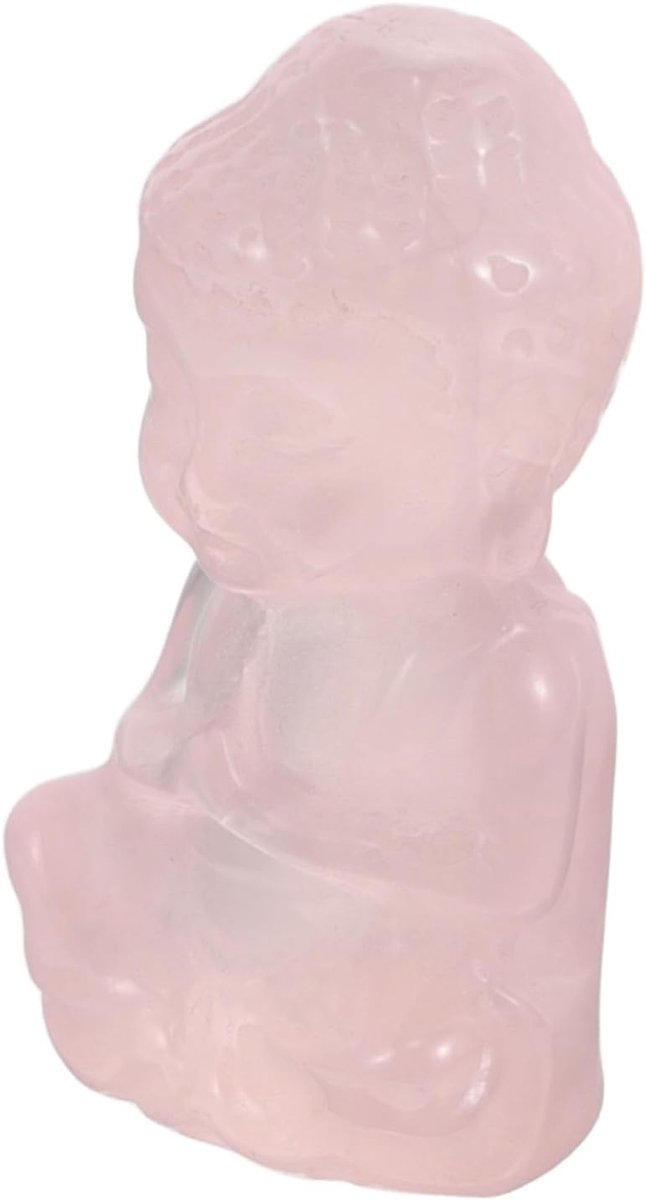 Boeddhabeeldje: Decoratief Kristal Van Een Biddende Zen-monnik, Sculptuur, Ornament Voor Thuis, Kantoor, Bureau, Auto En Meditatie-accessoires.