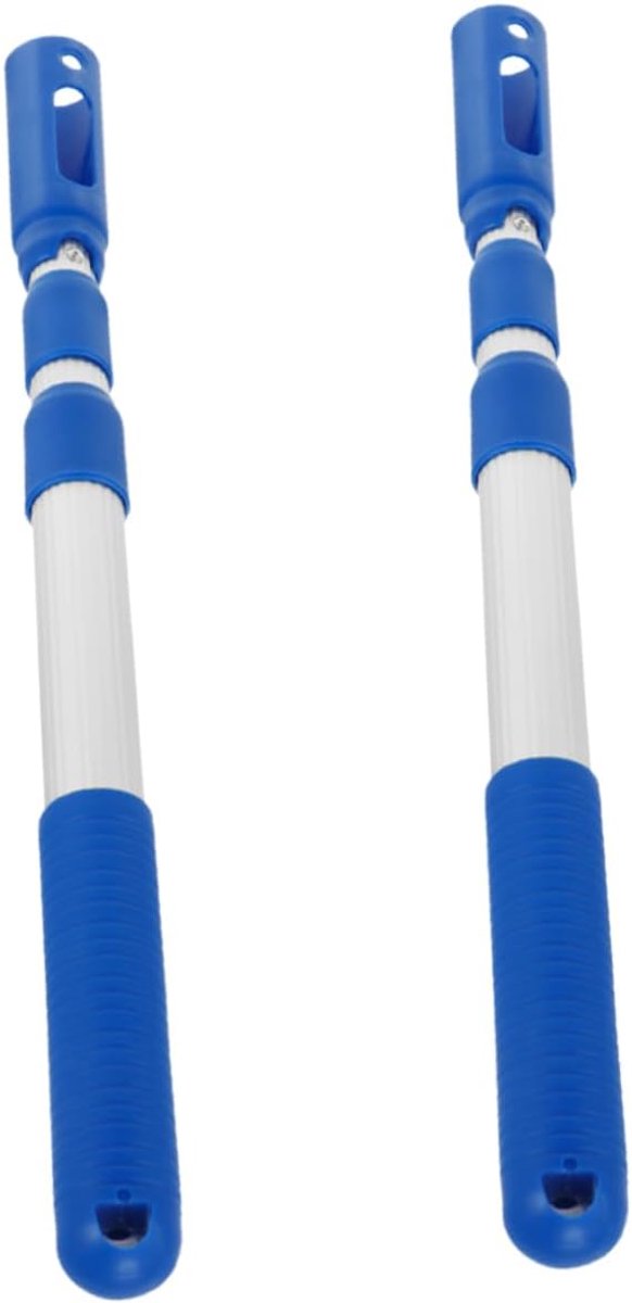 2stuks Telescopische Pool Net Poles Verbindingsstang Voor Zwembad Skimmer Net Vistuigen Aluminium Verbindingsstang Voor Efficiënt Vissen Opruimen Van Waterplanten