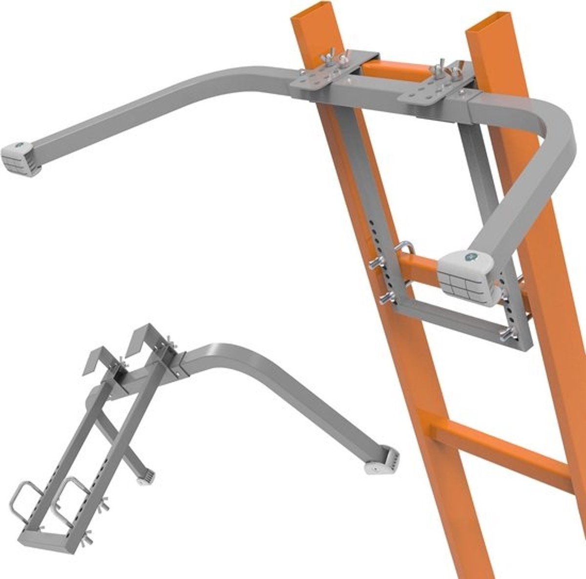 Robuuste ladderstabilisator - wandverlengingsaccessoire en anti-slip voetjes