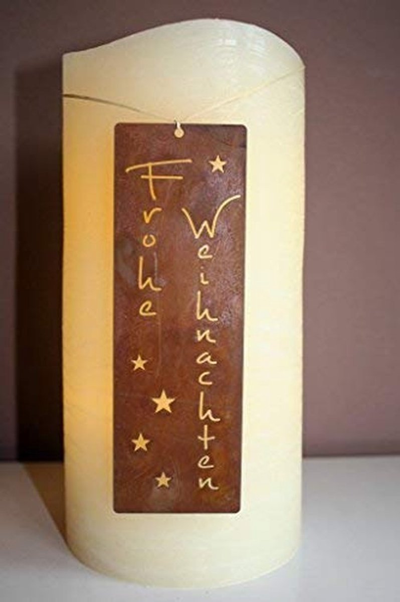 Patina Pendant 'Frohe Weihnachten' - Decoratieve Gift