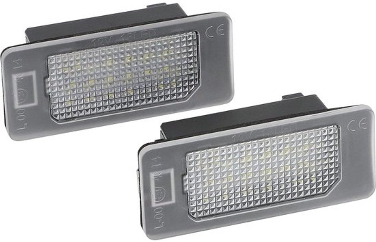 LED-kentekenverlichting set voor Audi, Volkswagen, Skoda en Porsche - Canbus
