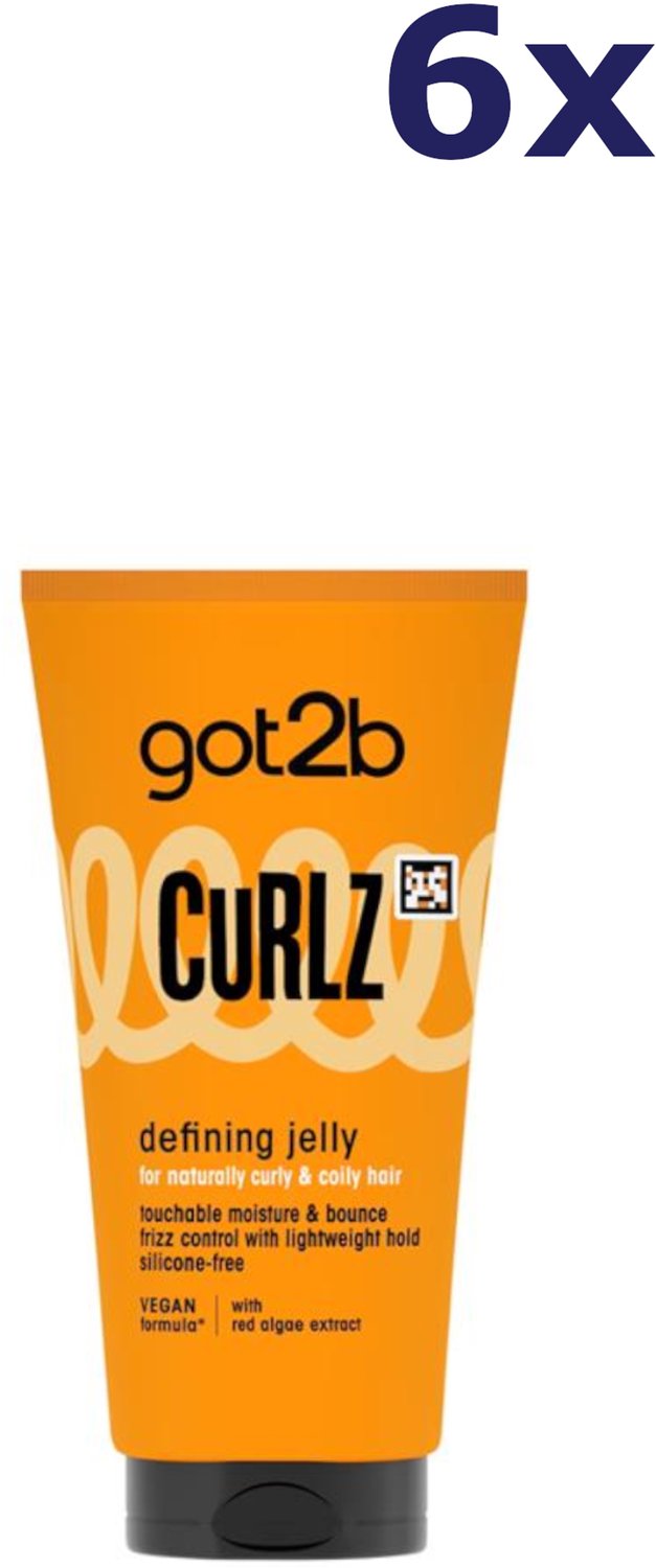 6x Got2B Curlz Defining Jelly 150ml