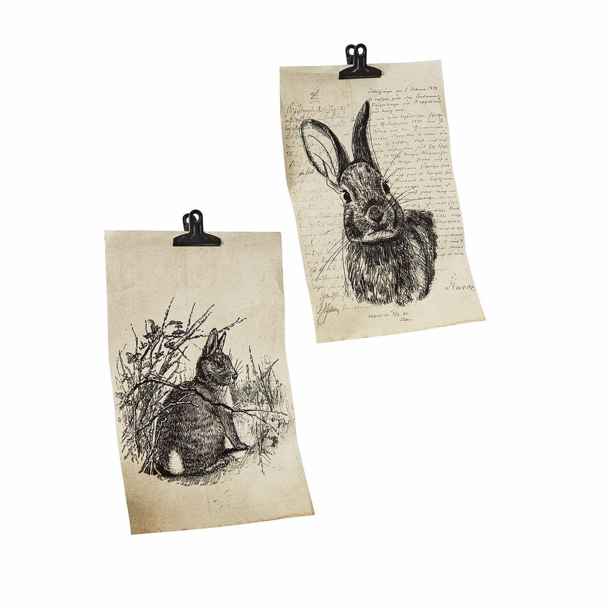 LOBERON Afbeelding set van 2 Meursault beige