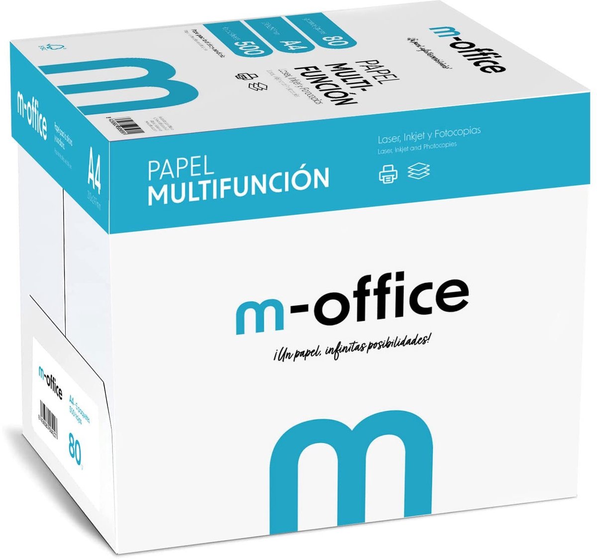 Elzusha - A4 Papier - 250 vellen - Multifunctioneel voor inkjet en laserprinters - 80 g/m²