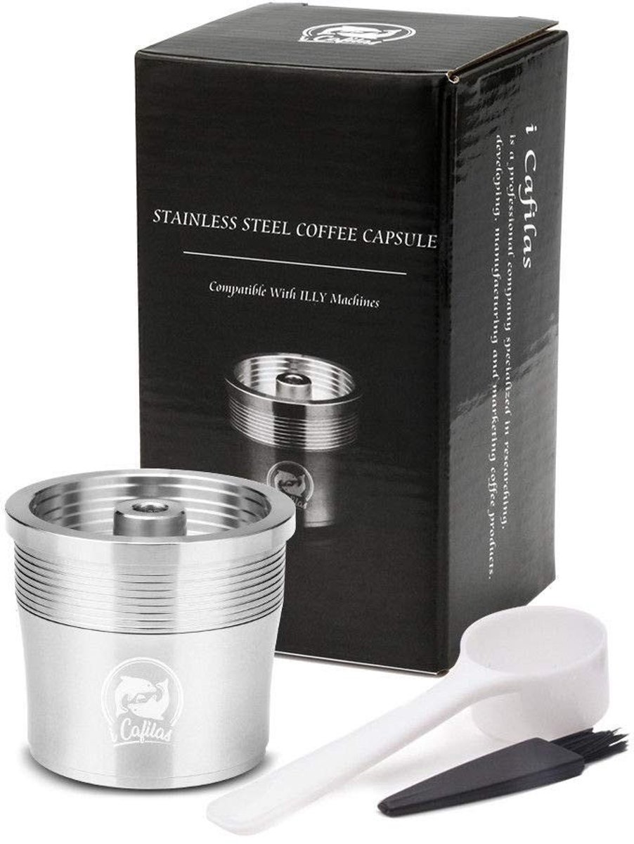 Elzusha - Herbruikbare Koffiecapsules voor Illy Koffiemachines