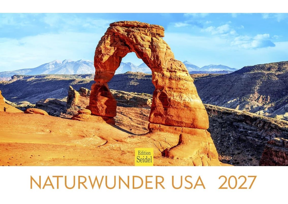 Elzusha - Wandkalender Natuurlijke Wonderen USA 2027 - A4