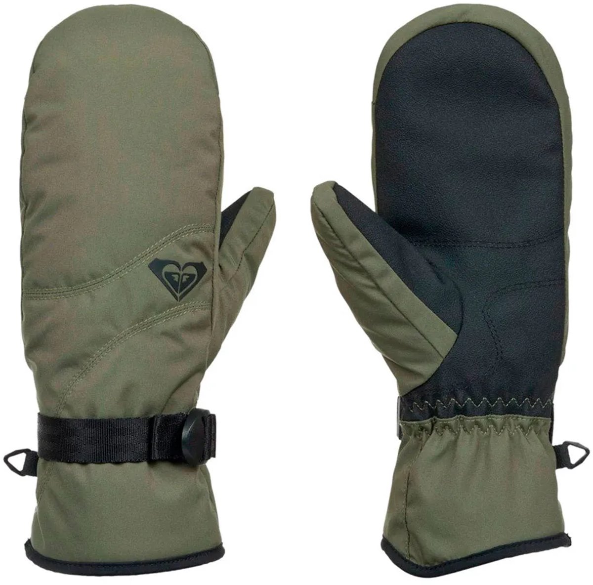 Roxy Jetty Solid Handschoenen Groen S Vrouw
