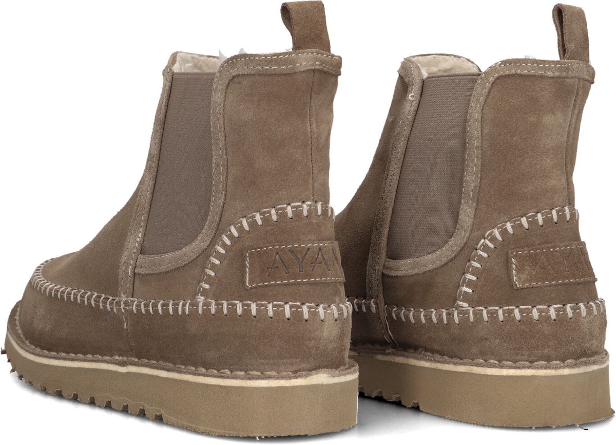 AYANA 2421 Boots Dames - Taupe - Maat 42