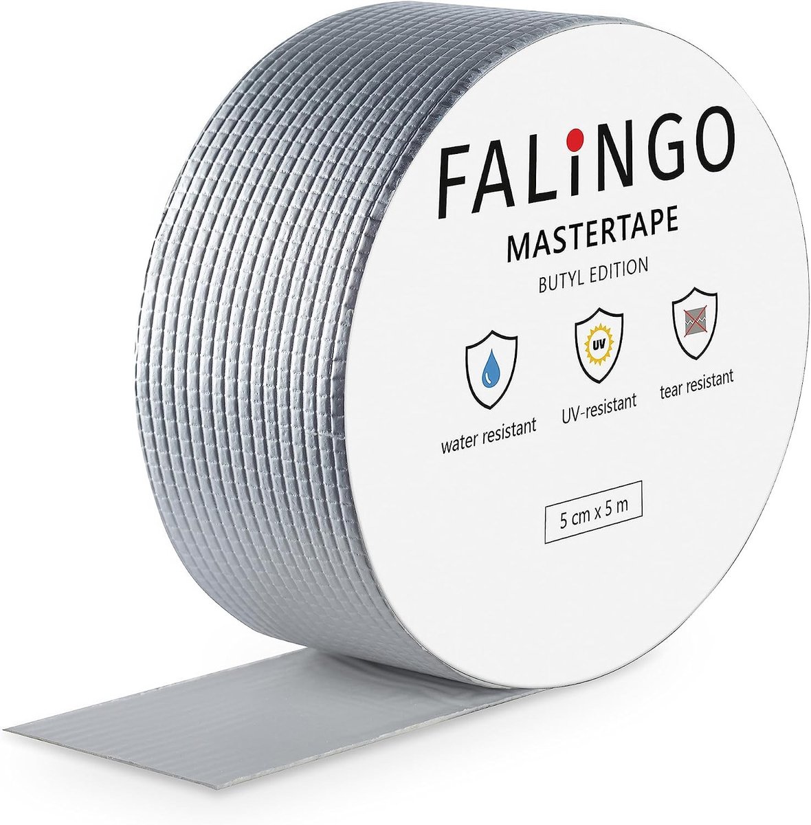 Butyl koord - Zwart - 5 cm x 5 m - Waterdichte en Flexibele Butyltape voor Afdichting en Reparatie
