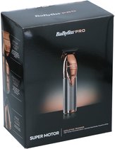 BaByliss Skeleton Hair Trimmer - Draadloze Baardtrimmer - Messen van Japans Staal - Volledig Metalen Behuizing - Lithium-Ion Accu - Inclusief Olie en Reinigingsborstel - Goud