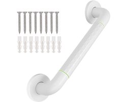 supregear Wandbeugel voor Badkamer, Antislip Douchegreep van RVS, Steunbeugel voor Bad Douche Toilet Trap, Wit - ShopVlot