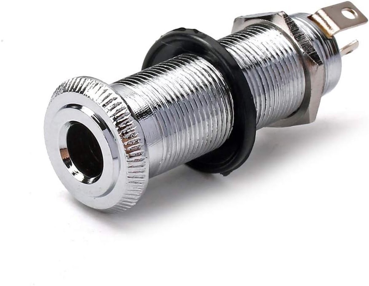 Cylinder Clip Eindpin - Mono Uitgang - Korte Poten - Voor Elektrische Gitaar en Bas - ShopVlot