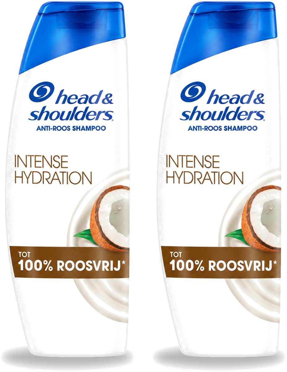 2 x Head & Shoulders - Shampoo - Intense Hydration - 100% Roosvrij - 300 ml - Voordeelverpakking - 2 stuks