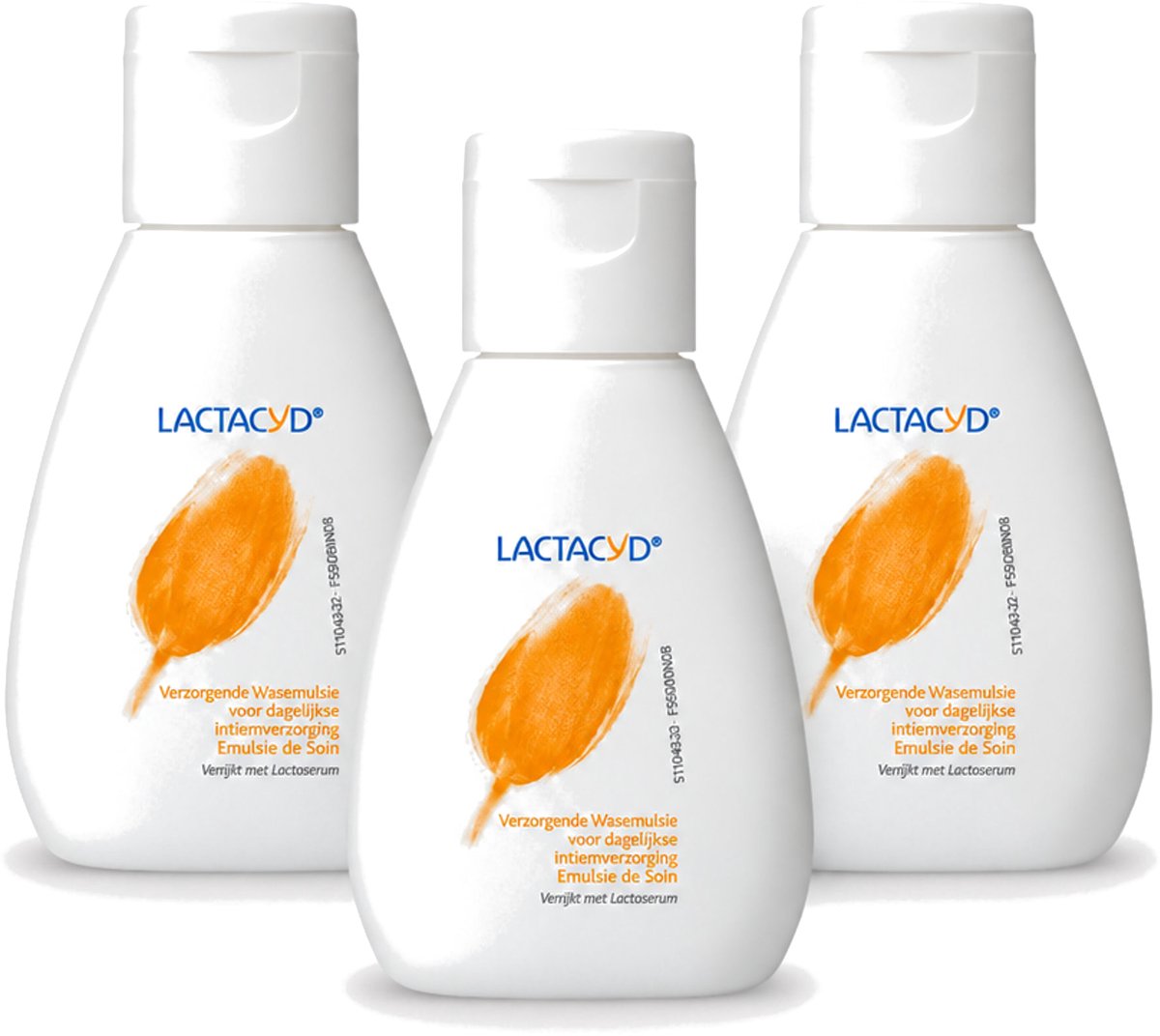 3 x Lactacyd – Verzorgend – Mild en pH-vriendelijk – 50 ml - Voordeelverpakking - 3 stuks