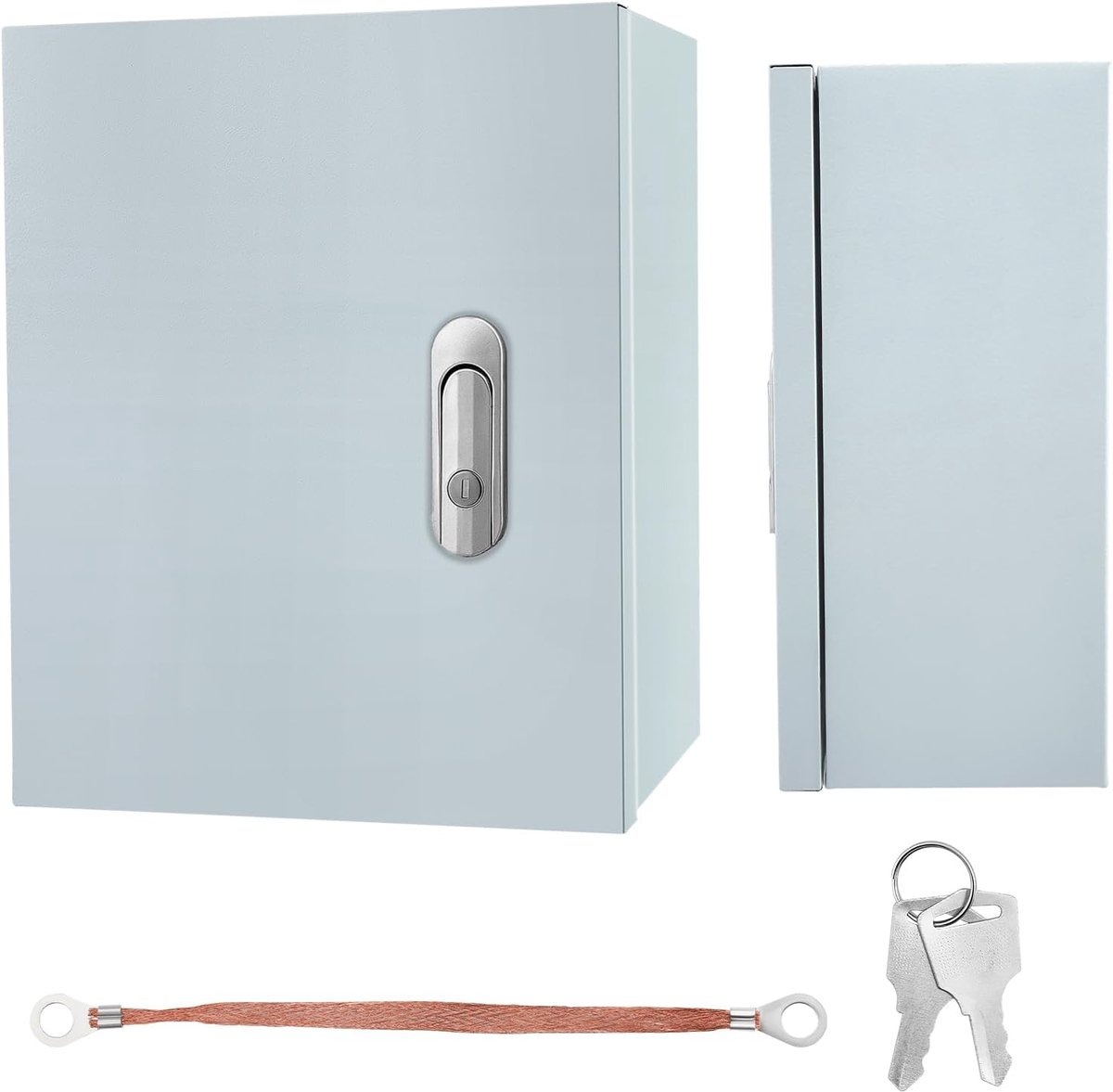 Outdoor controlekast 30x25x14 cm - waterdicht - robuuste poedercoating - ideaal voor industrie - ShopVlot