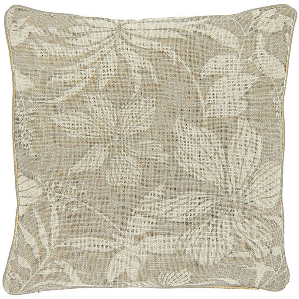 Unique Living Sierkussen Keoni Dove White -45x45cm Wit