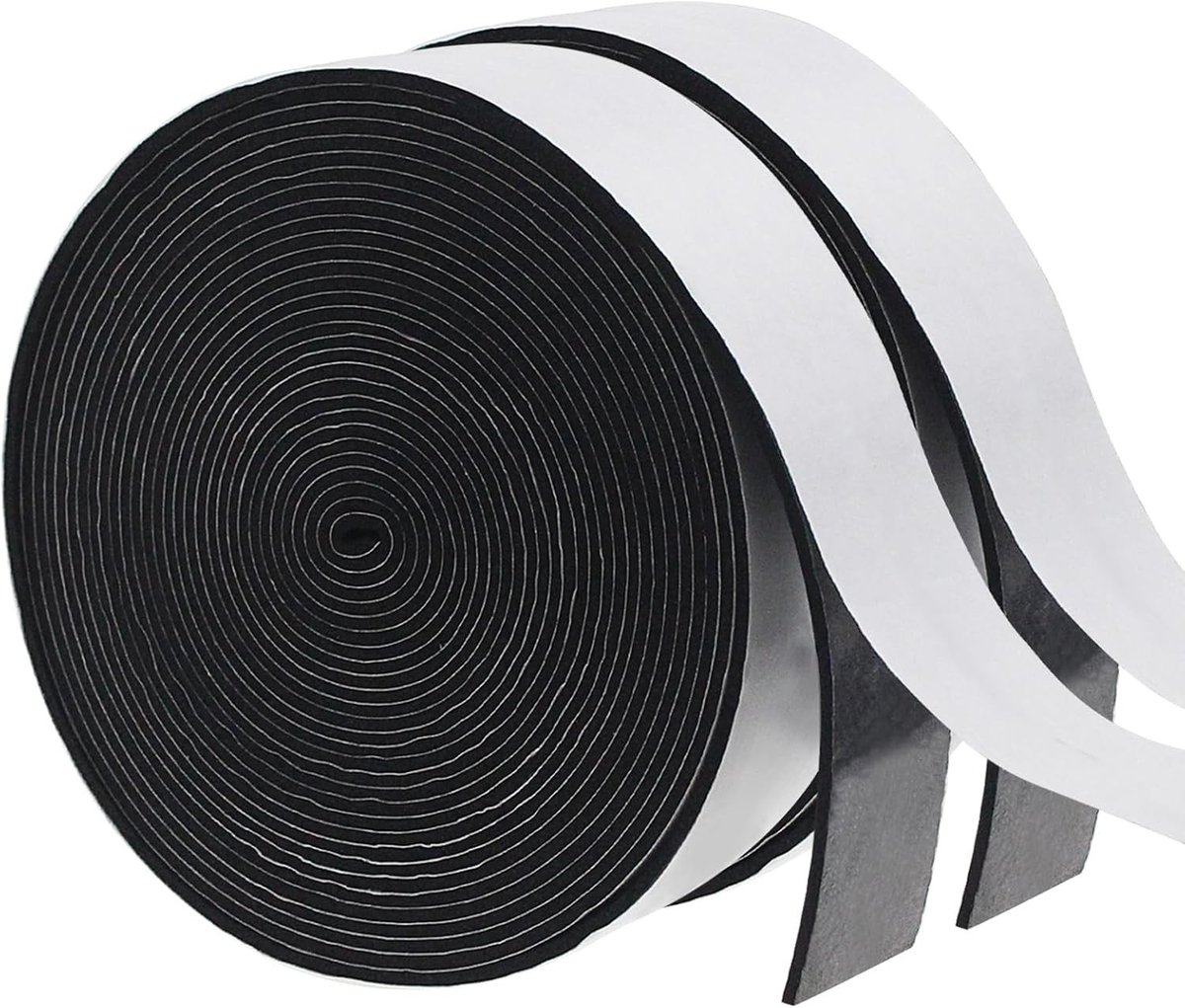 Zelfklevende Sealing Tape 40mm x 2mm - Geluidsisolatie, Deur- en Raamafdichting, Stofdicht en Anticollisie (40mm x 2mm x 5m - 2 Rollen)