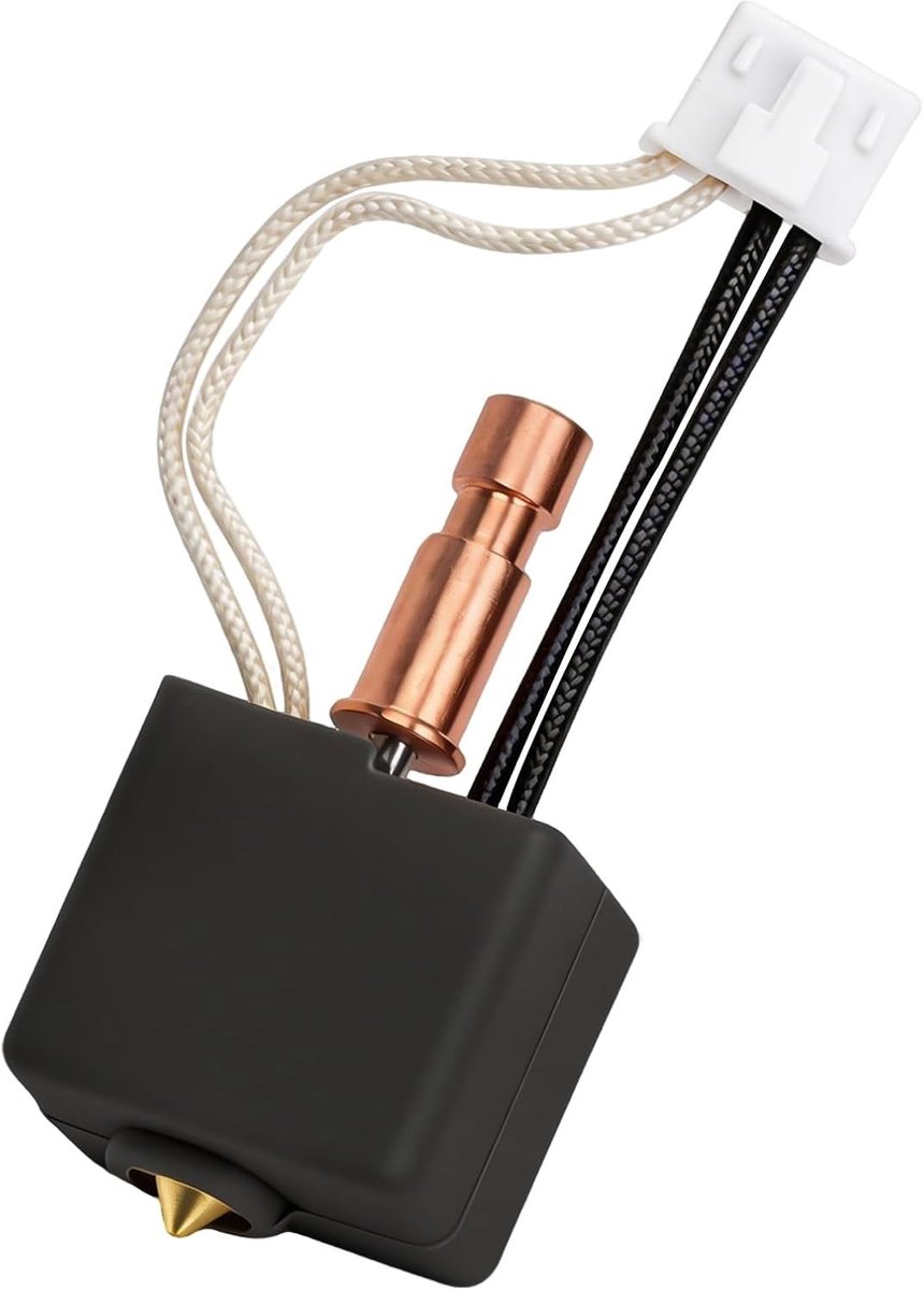 Combo Quick Release Hotend met 0.4 mm Messing Mondstuk voor 3D-printers, Compatibel met Diverse Modellen