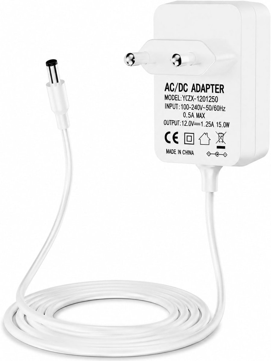 Krachtige Voeding voor Echo Dot - Betrouwbare Adapter voor Slimme Speaker met Snelle Oplading en Veiligheid
