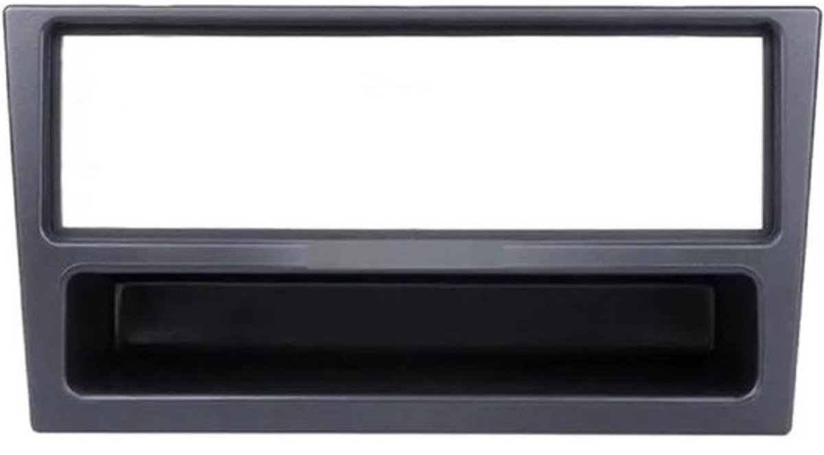 Inbouwset voor autoradio - Radiopaneel - Autoaudio - Directe vervanging - 1 DIN - 182 x 53 mm - Zwart
