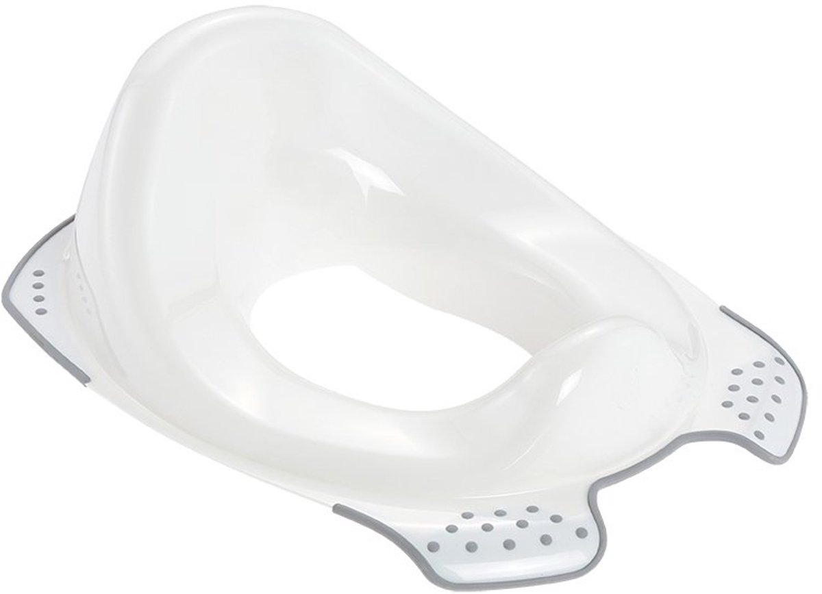 keeeper Ewa Pure Kin kindertoiletzitting, wit, met spatbescherming