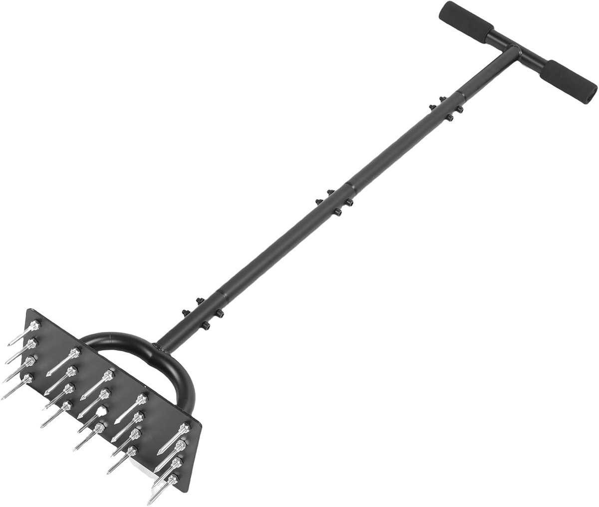 Grondbeluchtingstools 34,6 Inch - Handgereedschap met 20 spikes - Voor verbeterde luchtcirculatie in de tuin - ShopVlot