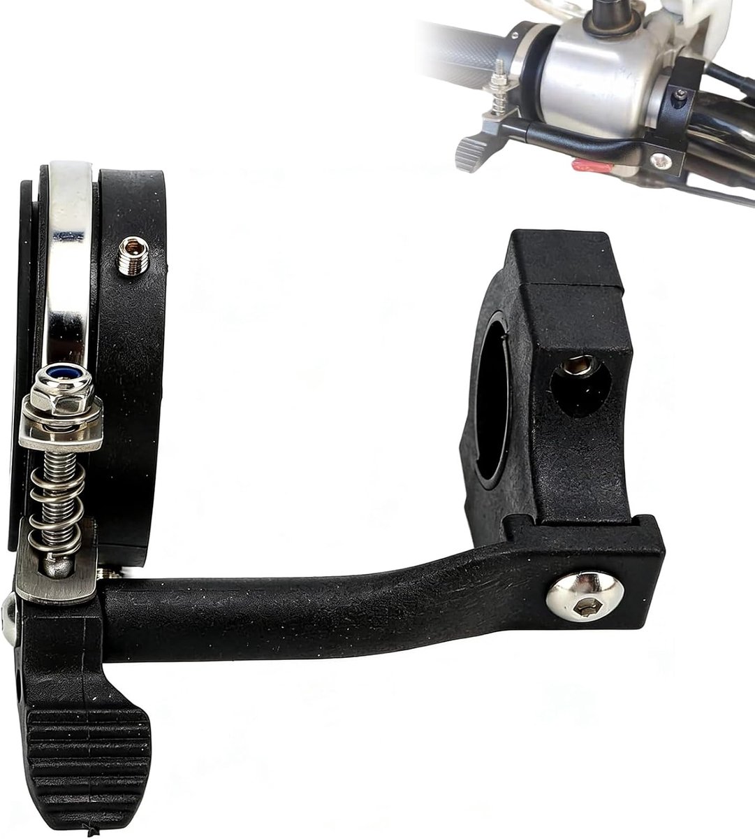 Motor Shaft Lever Lock, Cruise Control Auxiliary Clip 22mm Universal Handle Aid for R1200GS R1250GS - ShopVlot