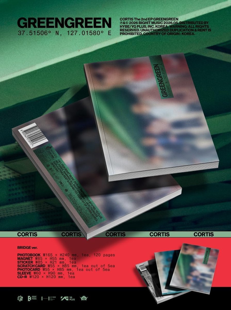 CORTIS [GreenGreen] 2nd EP Album (BRIDGE ver.) - ShopVlot