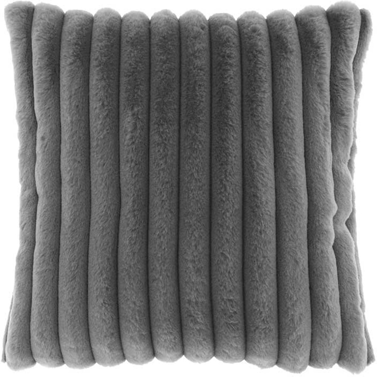 Unique Living Sierkussen Peppe Dark Grey -45x45cm Grijs