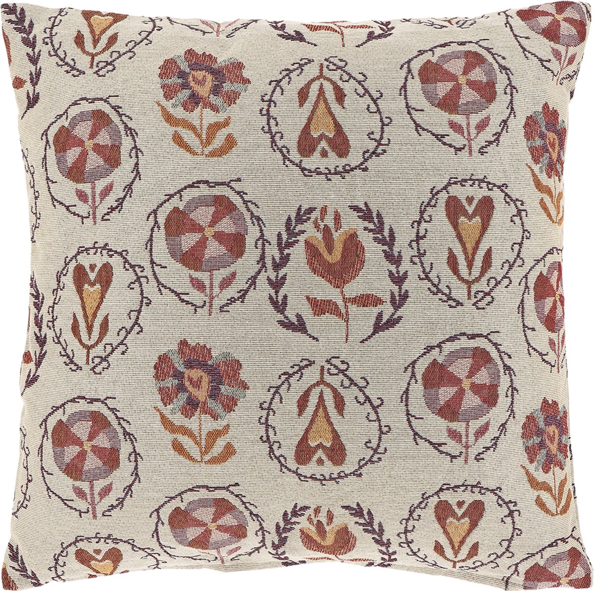 Unique Living Sierkussen Elva 45x45cm - Dessin 1 Multicolor