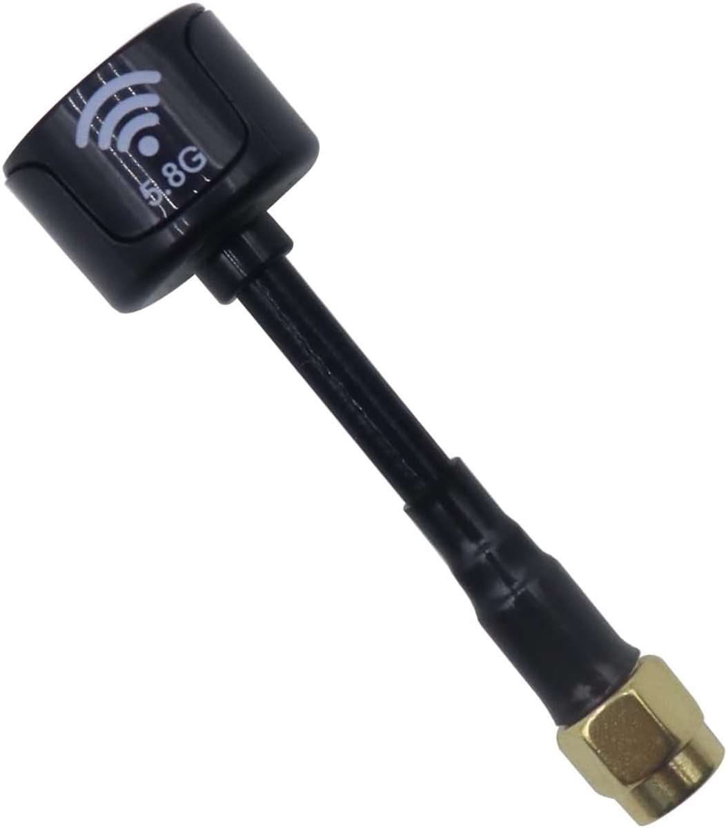 FPV Racing Drone Antenne 5.8GHz 3dBi - RHCP Lollipop - Zwart - Sterke signaaloverdracht - ShopVlot