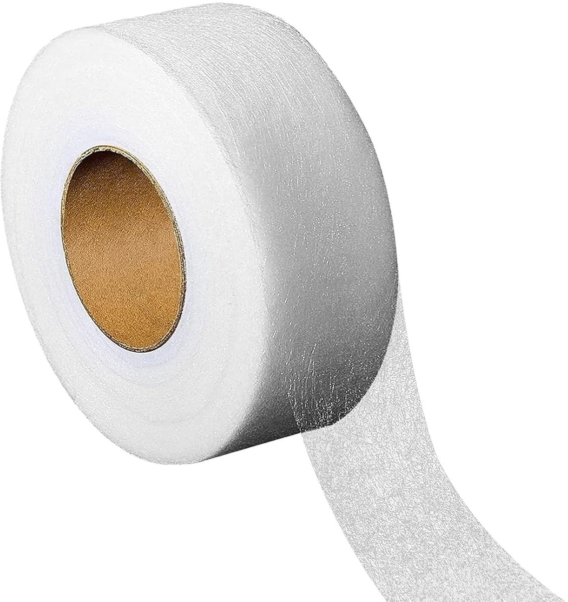 Strijkband voor eenvoudig zomen, 64 m, 40 mm breed, ideaal voor kleding, gordijnen en jeans
