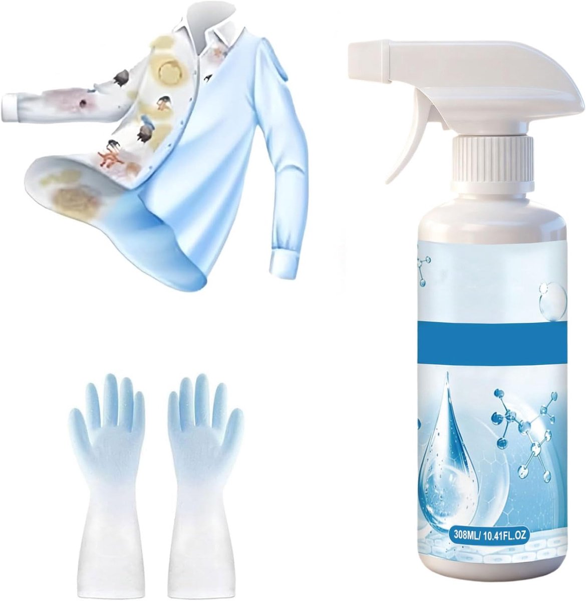 Reinig natuurlijke kleding met emulgator, emulgator, vlekverwijderaar spray, 2026 nieuwe niet-ionische - ShopVlot