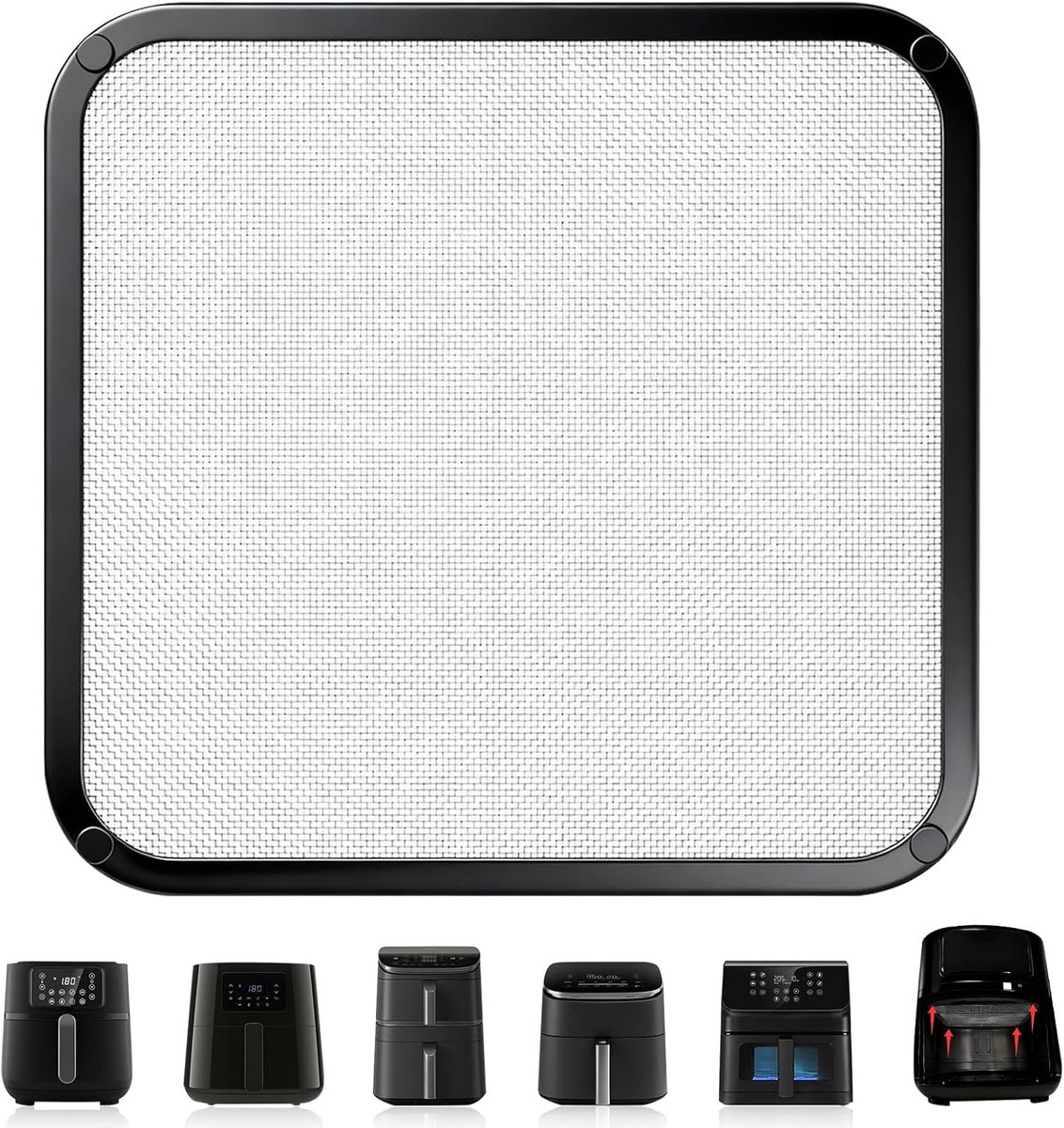 Splash Guard voor Airfryer - Bescherming tegen spatwater - Geschikt voor verschillende modellen - ShopVlot