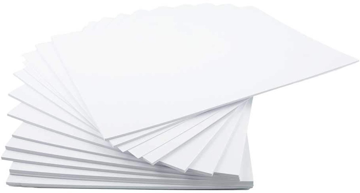 House of Card & Paper HCP02 Doos 220 g/m² A4 (pak van 50 vellen) wit - ShopVlot