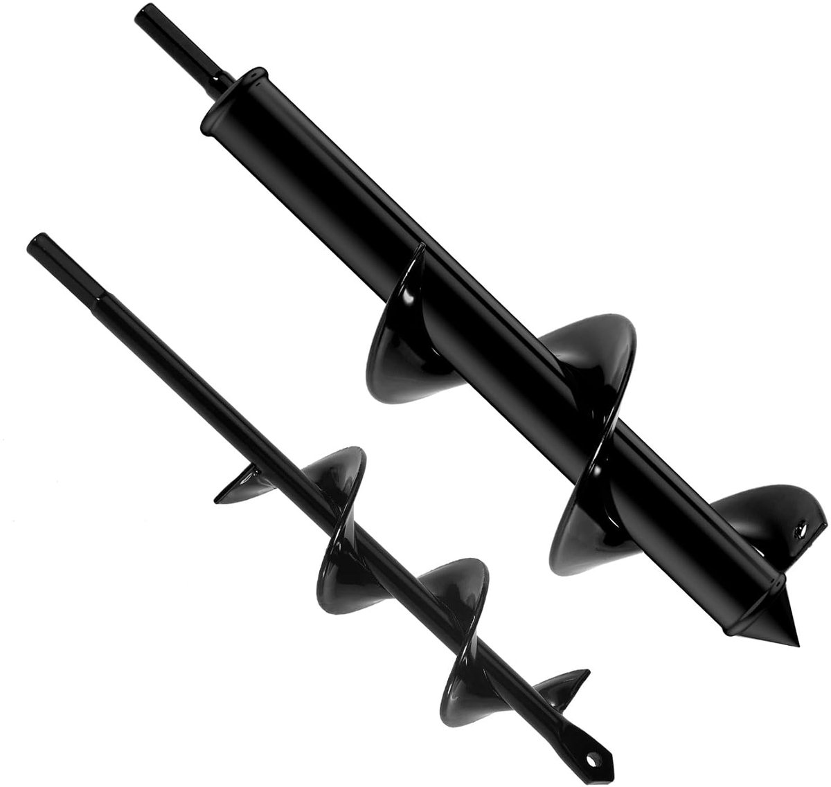DEPAR Tuinboor, 2 stuks, spiraalboor, schroefboor, voor tuin, draadloos, handboor, transportslak voor tuinplanten en - ShopVlot