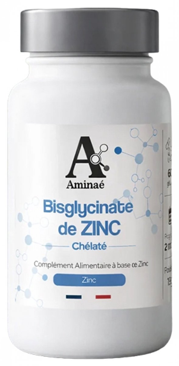 Aminaé Gecheleerd Zinkbisglycinaat 60 Capsules