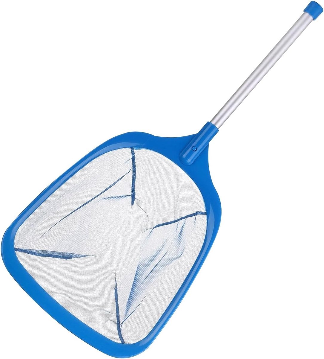 Net voor het Vangen van Bladeren en Vuil, 62 cm, Ideaal voor Zwembaden, Spa's en Vijvers met Aluminium Handvat