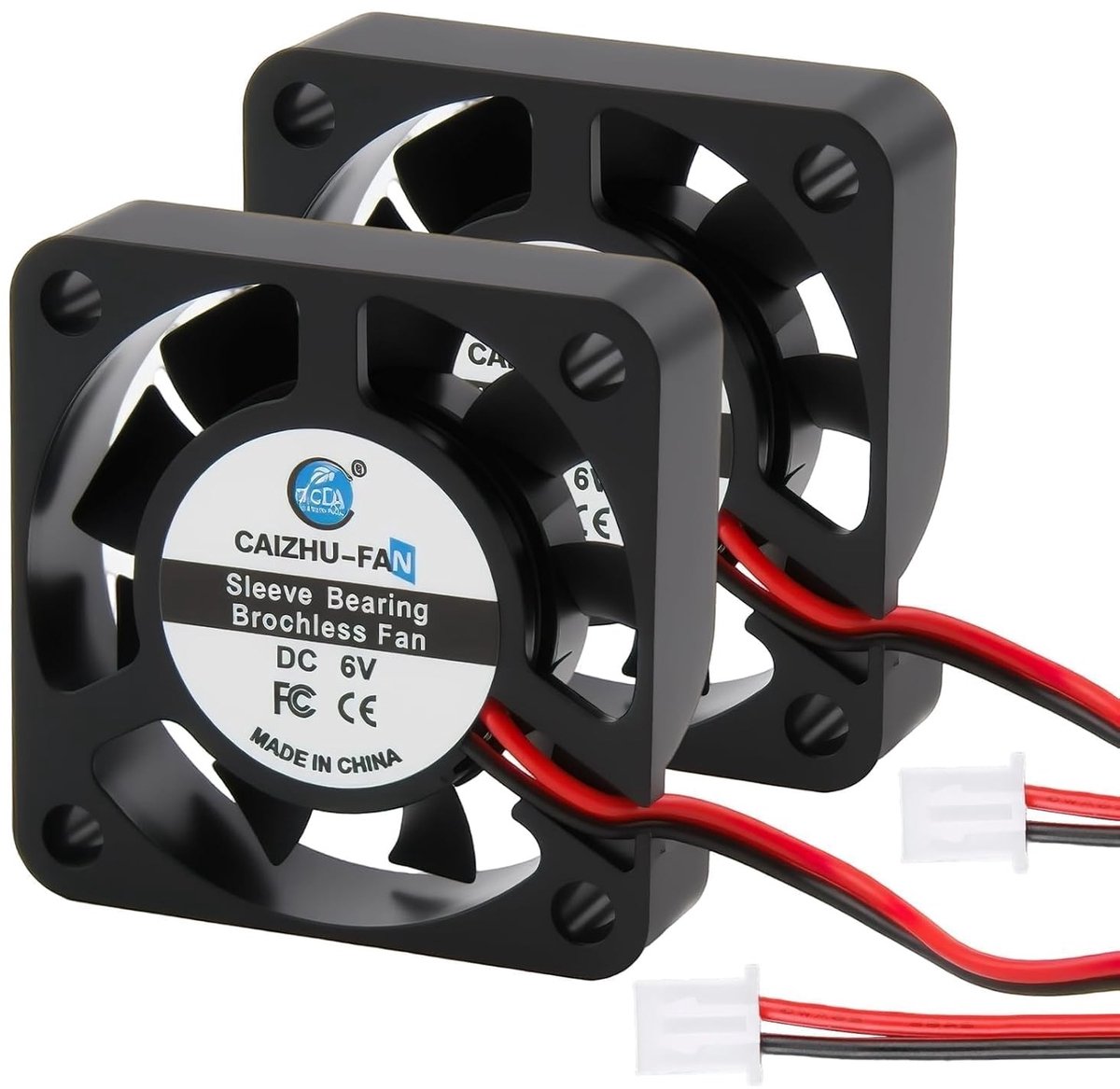 Mini Silent Cooling Fan 40mm 5V voor 3D Printers en Elektronische Apparaten - 0.75W met 30cm Draden voor Efficiënte Koeling