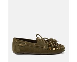 Lazamani - Stella - Dames - Mocassins - Groen