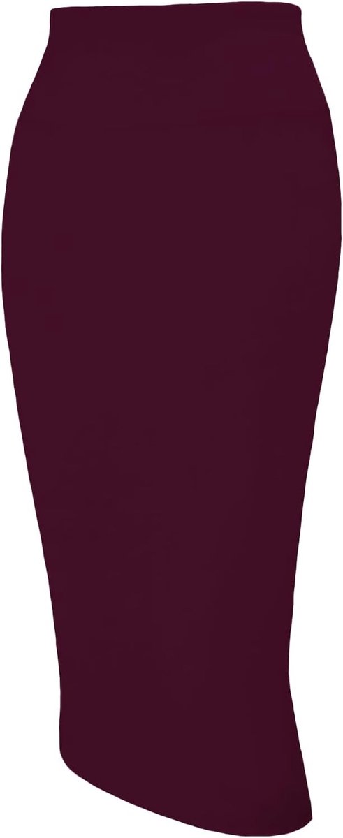 Tapata Ladies Office Work Pencil Skirt Stretch High Waist Below Knee Bodycon for Business Casual - ShopVlot