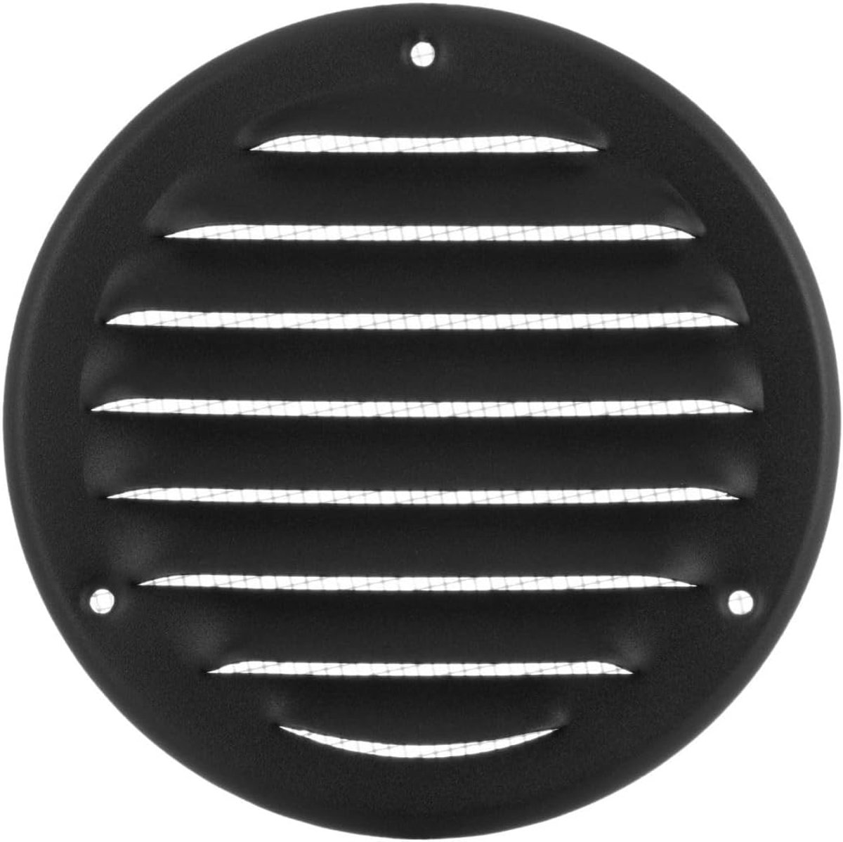 Ø 100mm Anthracite Steel Ventilation Grille with Mosquito Mesh - Metal Ventilation Grilles - ShopVlot