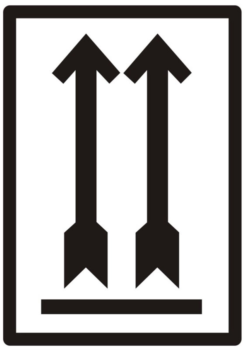 rillprint waarschuwingsetiketten, permanent klevend, wit/zwart, 70×100 mm
