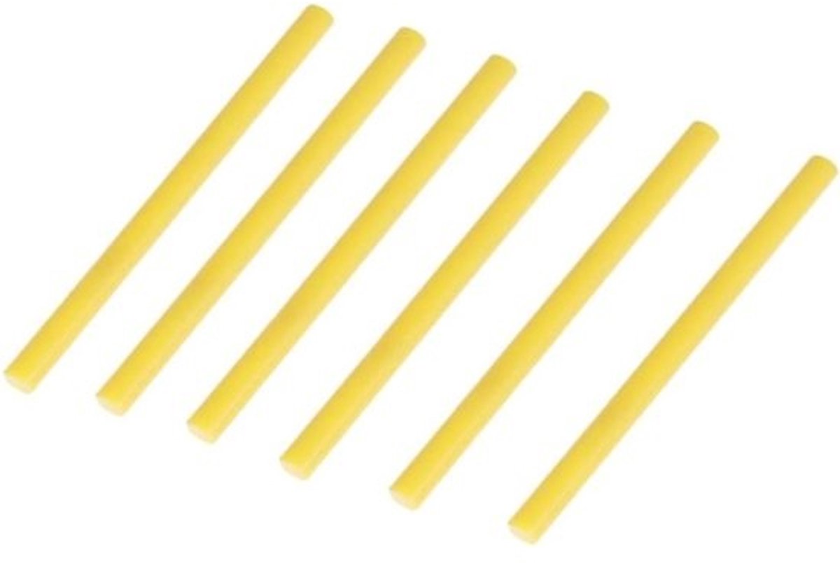 Lijmsticks - Smeltlijm - Voor hobbyprojecten - Hoge viscositeit - 10 cm lengte - Geel