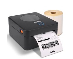 Labelprinter 9X - Bluetooth & USB Verbinding - Labelmaker - Thermische Printer - Verzendlabel Printer PostNL & DHL – Incl. Verzendetiketten