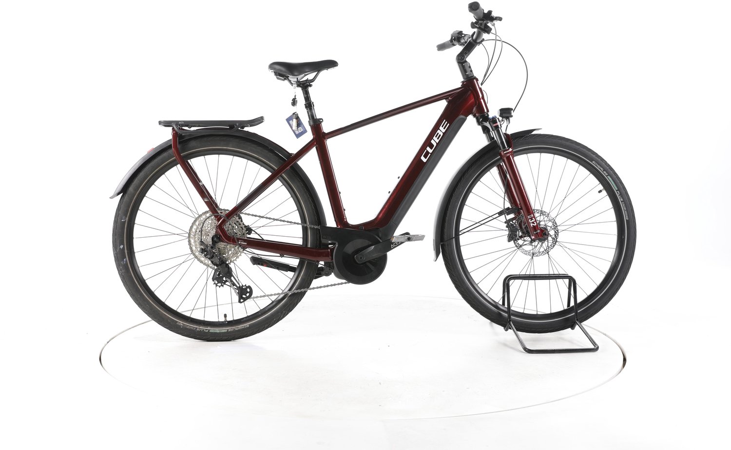 Cube Touring Hybrid EXC Elektrische trekkingfiets Bosch Accu 625Wh 28 2023 rood