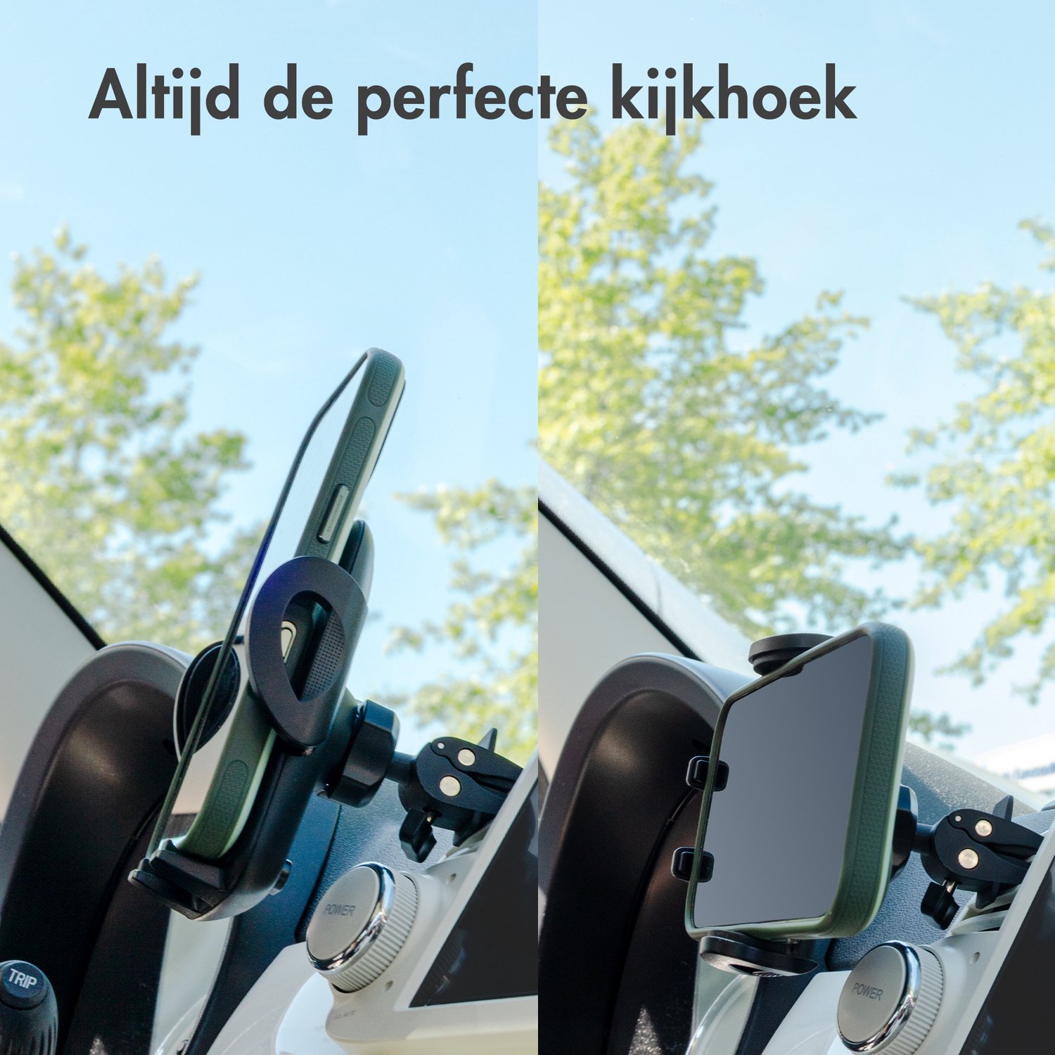imoshion Telefoonhouder Auto Ventilatie rooster - Verstelbaar en 360° Draaibaar - GSM Houder - Universeel - Carbon Auto Accessories – foto 7